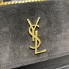 YSL Sunset Small 22cm Black Velvet Bag