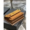 YSL Sunset Small 22cm Brown Velvet Bag
