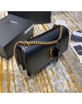 YSL Sunset Small 22cm Black