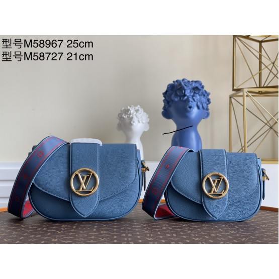 LV PONT 9 SOFT BLUE BAG