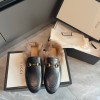 Gucci Flat With Fur Black