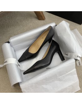C-C Heels Beige&white&Black