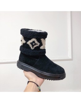 lv boots Black