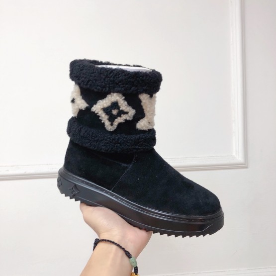 lv boots Black