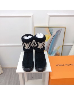 lv boots Black