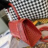 Balenciaga Hourglass S&XS Size Bag in Dark Red