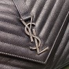 YSL College Bag 24cm Silver Hardware