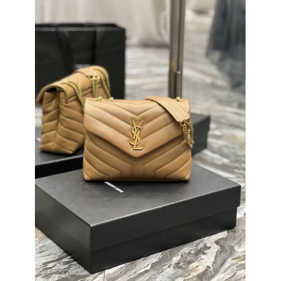 YSL Loulou 25cm&32cm caramel 