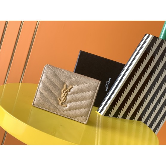 YSL Wallet Beige
