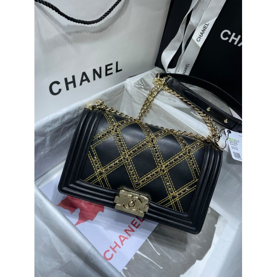 C-C Boy Bag Black&White
