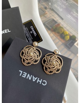 C-C camellia earrings