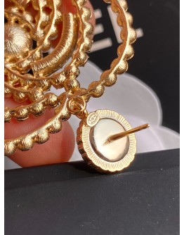 C-C camellia earrings