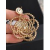 C-C camellia earrings