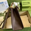 Gucci Bamboo Tote Bag 27cm Aria Collection