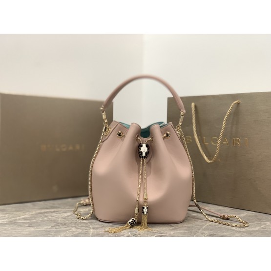 Bvlgari Bucket Bag Pink