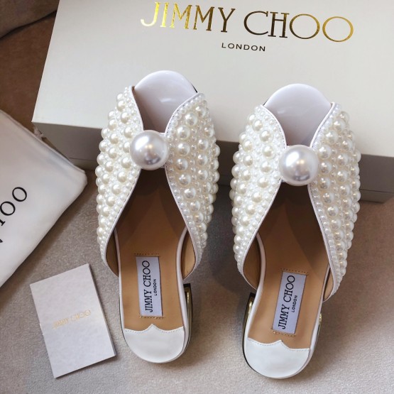 JIMMY CHOO Pearl Flat