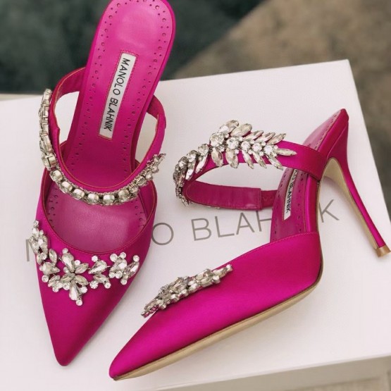 Manolo Blahnik Pink Heel 