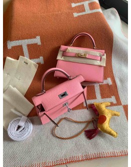 Hermes mini kelly pink 20cm