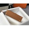 Hermes mini kelly 20cm Brown