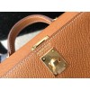 Hermes mini kelly 20cm Brown