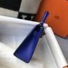 Hermes mini kelly 20cm Blue