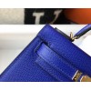 Hermes mini kelly 20cm Blue