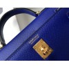 Hermes mini kelly 20cm Blue
