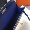 Hermes mini kelly 20cm Blue