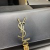 YSL Classic Monogram Clutch Black With tassel
