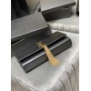 YSL Classic Monogram Clutch Black With tassel