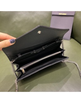 YSL Monogram College Silver&Gold Hardware