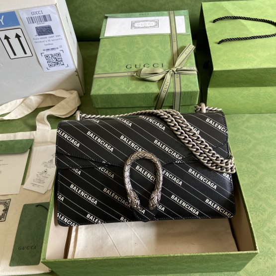 Gucci X Balenciaga Dionysus Bag Black&White