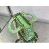 Dior Mini Lady Dior Bag Green 17cm