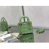 Dior Mini Lady Dior Bag Green 17cm