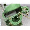 Dior Mini Lady Dior Bag Green 17cm