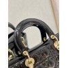 Lady Dior Patent Black&Red Large 32cm