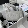 c-c Classic Flap Gray Caviar leather 
