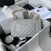 c-c Classic Flap Gray Caviar leather 