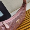 Prada Re-edition 2000 Crystal Hobo Bag