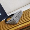 Prada Re-edition 2000 Crystal Hobo Bag black