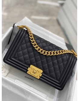 C-C Boy Caviar 25cm Gold&Silver Hardware