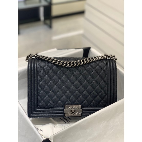C-C Boy Caviar 28cm Gold&Silver Hardware