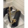 C-C Boy Caviar 28cm Gold&Silver Hardware