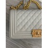 C-C Boy Gray Caviar 25cm Gold&Silver Hardware