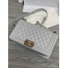 C-C Boy Gray Caviar 25cm Gold&Silver Hardware