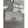 C-C Boy Gray Caviar 25cm Gold&Silver Hardware