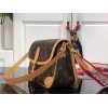 LV DIANE M45985 with Hot Pink Strap