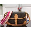 LV DIANE M45985 with Hot Pink Strap