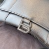 Balenciaga Hourglass  Bag in Shiny Silver
