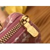 Louis Vuitton Nano Speedy Denim Pink & Blue